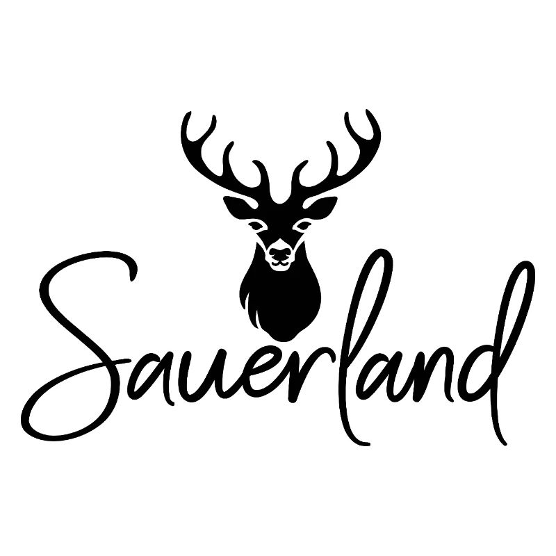 Sauerland mit Hirsch