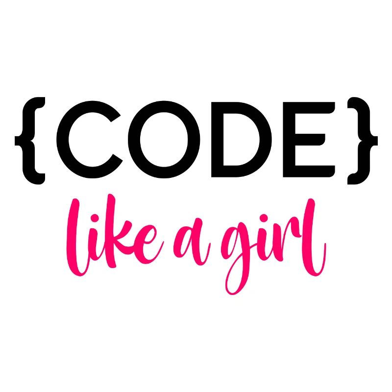 Code Like A Girl Programming Coder Computer Geek D