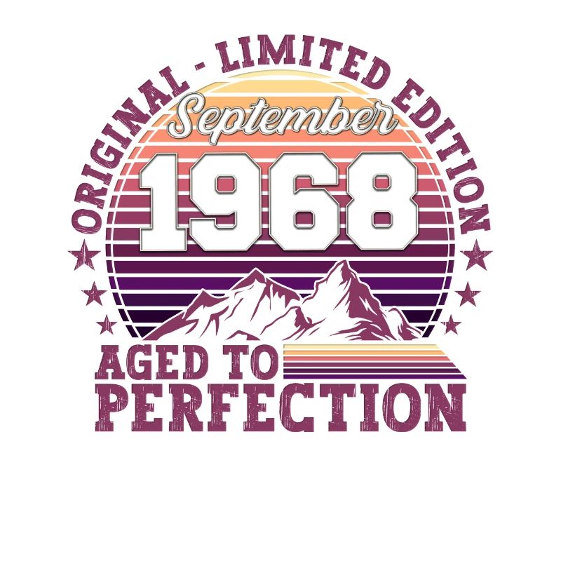 Original September 1968 54. Geburtstag Geschenk