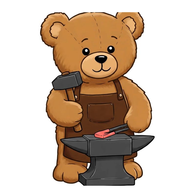 Teddybär Schmied