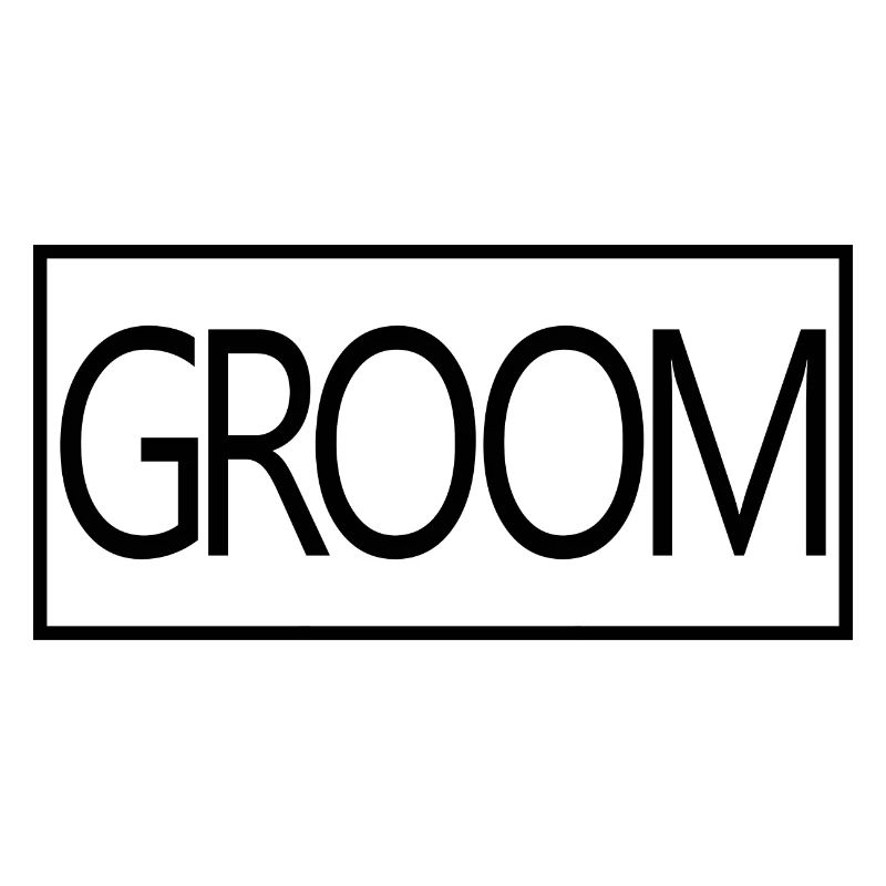 Bräutigam - Ehemann wird Hochzeitsfeier Verlobung