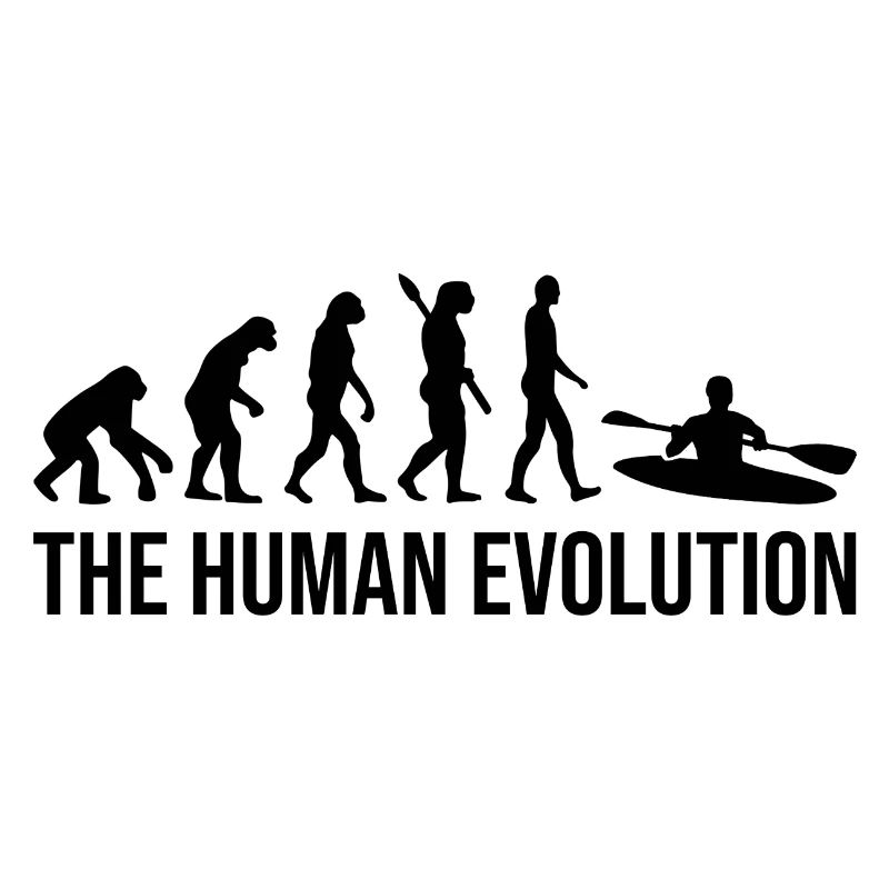 Evolution Graphic Kayaking Canoe Rowing Rower Padd