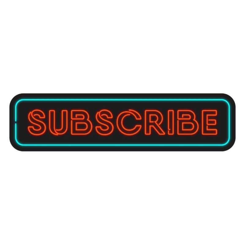 Neon Subscribe Design