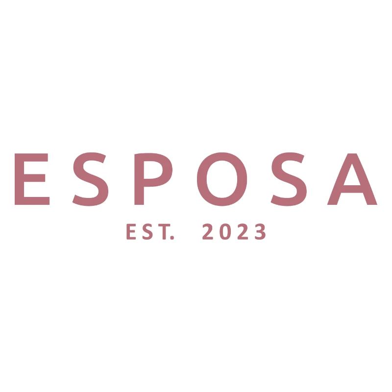 Esposa Est. 2023 Ehefrau wird Braut Paar Hochzeit
