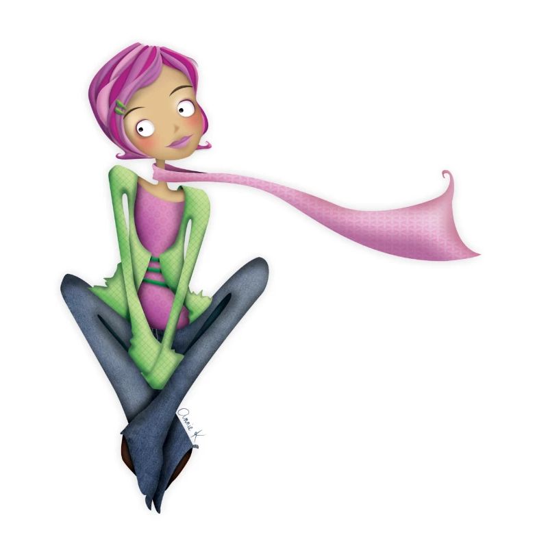 Träumerisches Mädchen