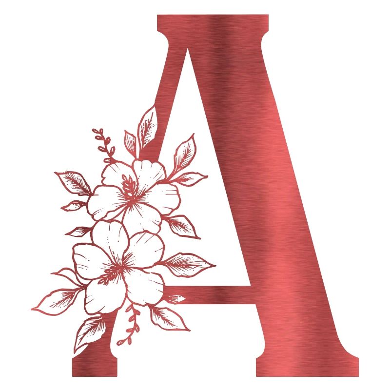 A Monogramm Buchstabe