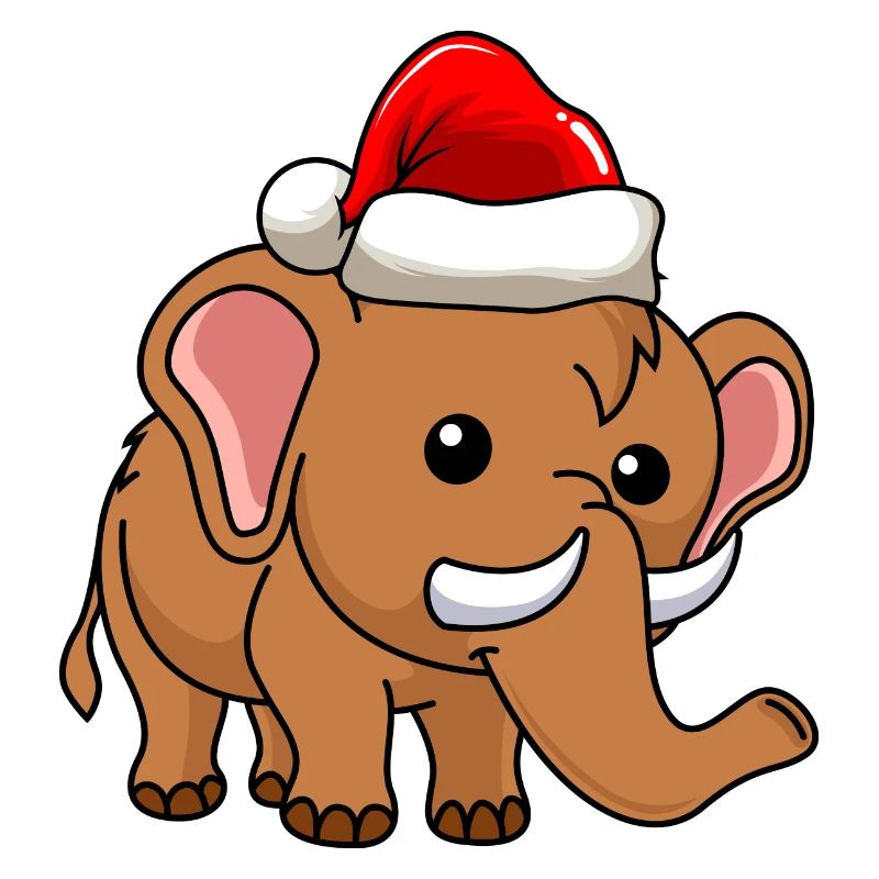Mammut Comic Weihnachten