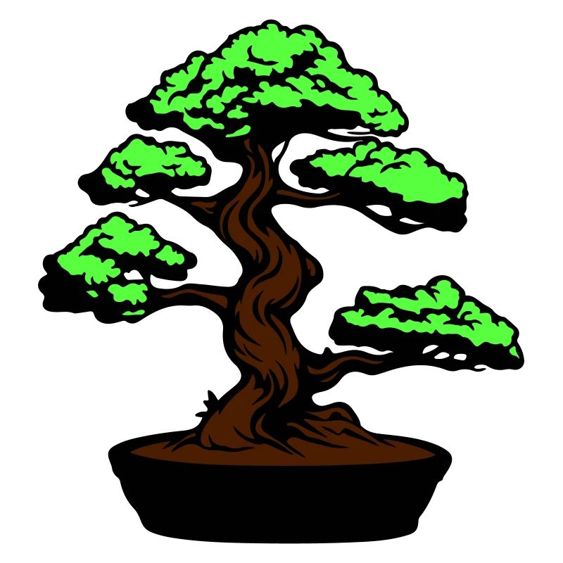 Tree Bonsai Symbol