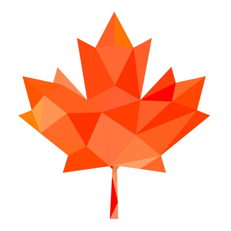 Feuille d'érable Canada LowPolyArt [LpA]