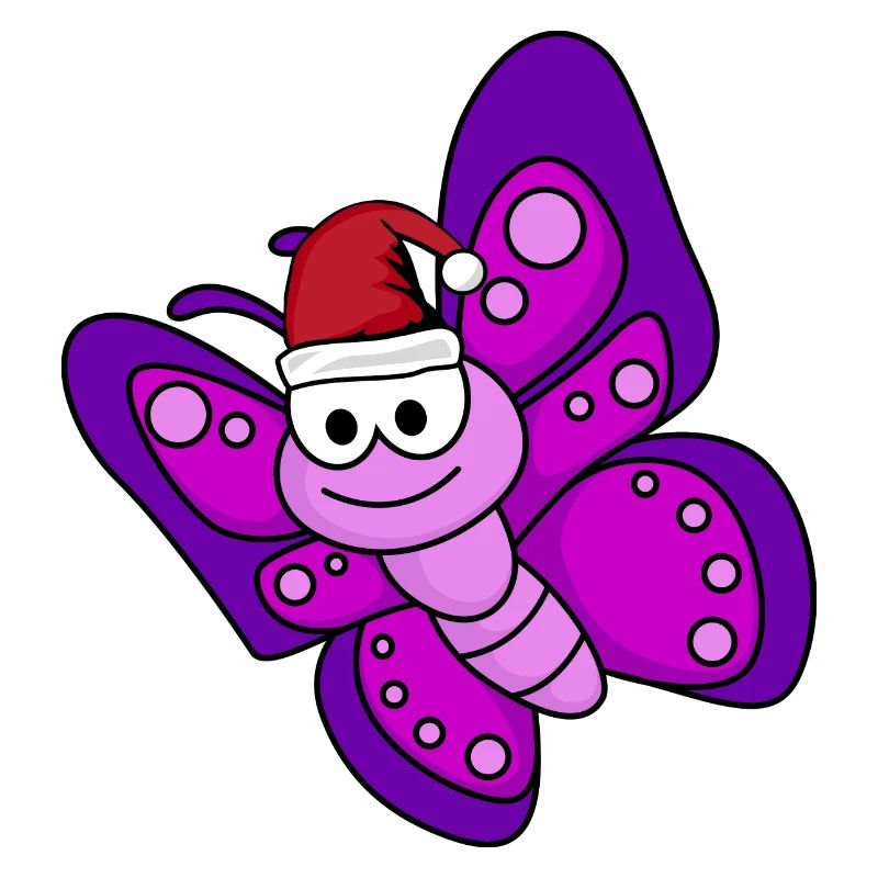 Butterfly Comic Christmas