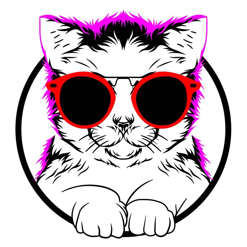 Farben änderbar | COOL CAT - COOLE KATZE