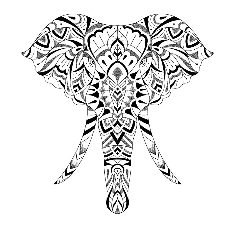 Éléphant graphique