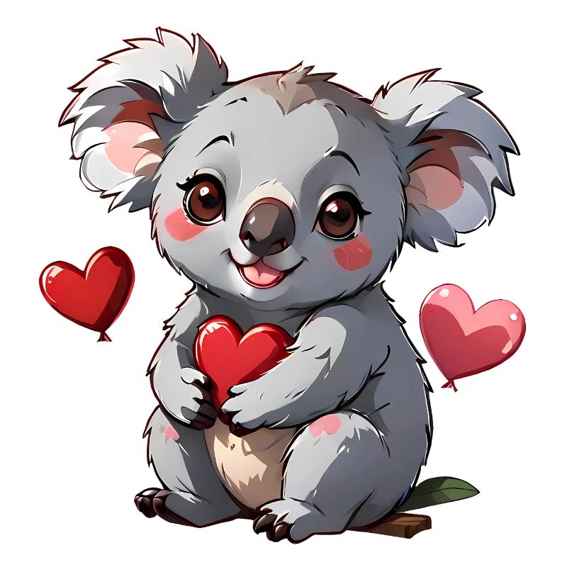 Offrez ce koala mignon en cadeau pour la Saint-Valentin