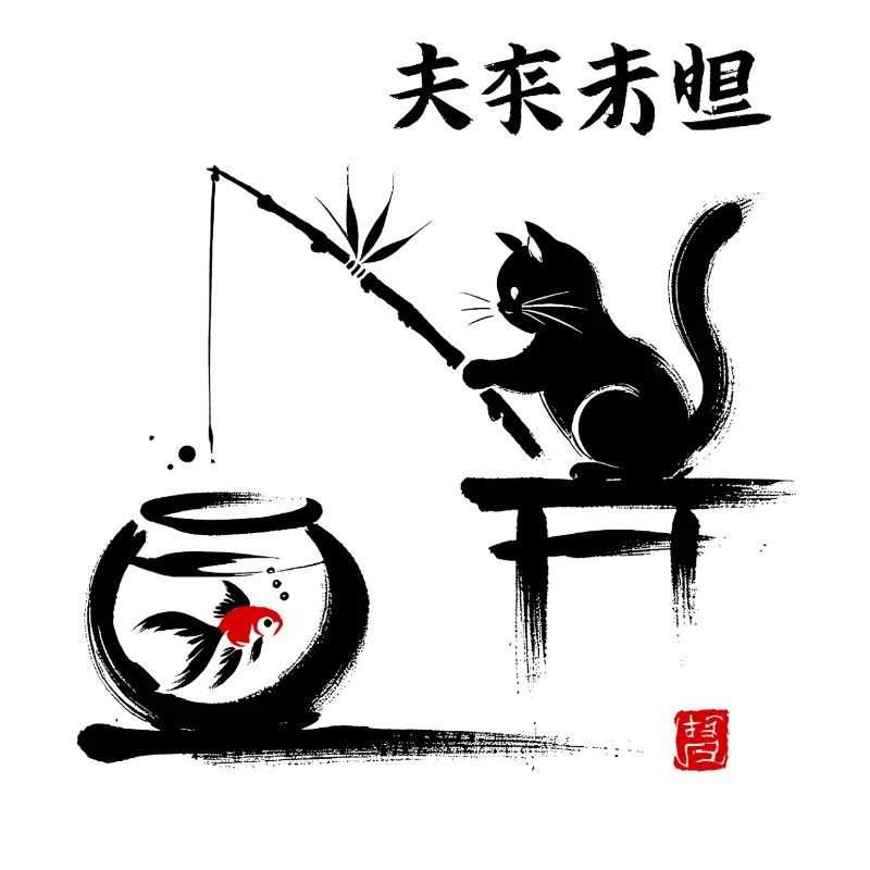 Minimalist Leaf Pattern on Bold Background