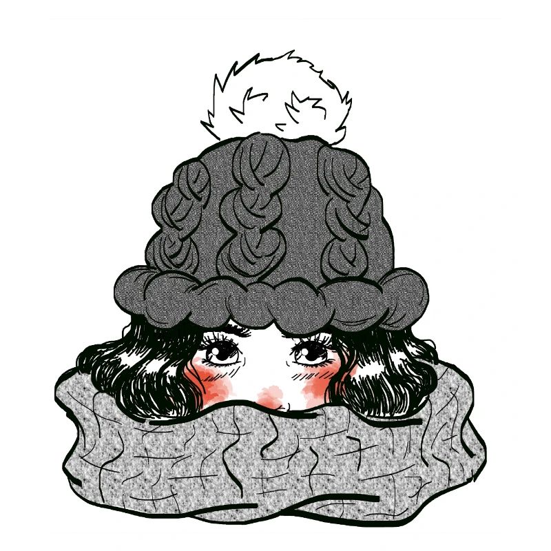 Mädchen im Winter