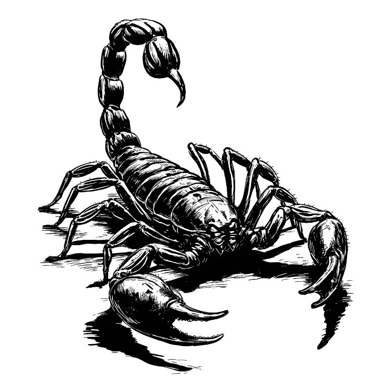 Skorpion schwarz