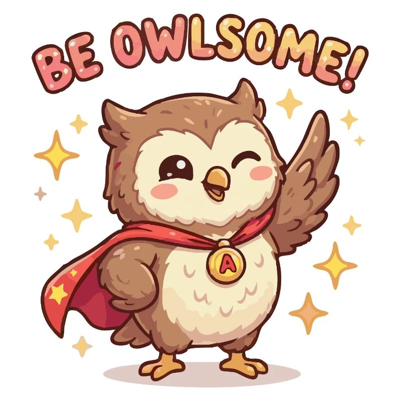 Be Owlsome Superhelden-Eule