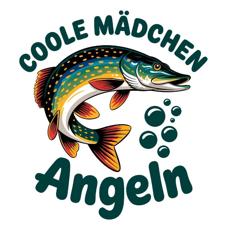 Coole Mädchen Angeln