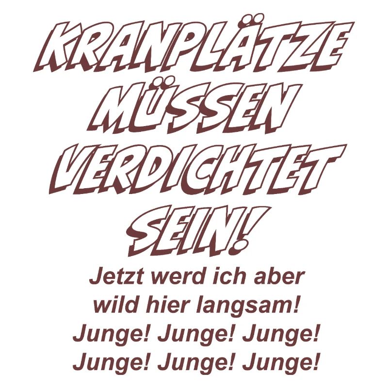 Kranplätze müssen verdichtet sein!