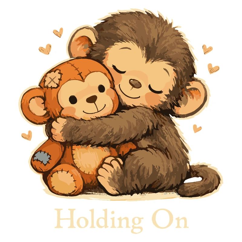 Anxious Monkey Emotional Support