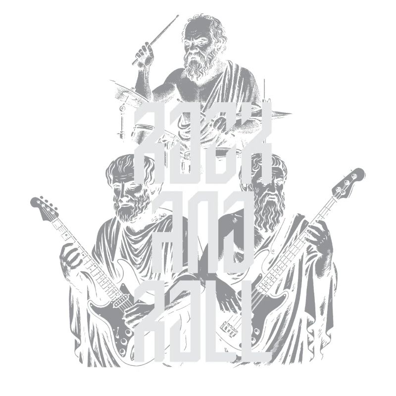 Classic Rock and Roll Ancient Philosopher Band T-S