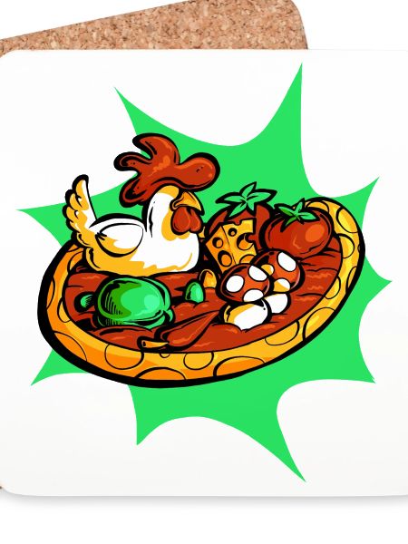 Sehr frische Pizza