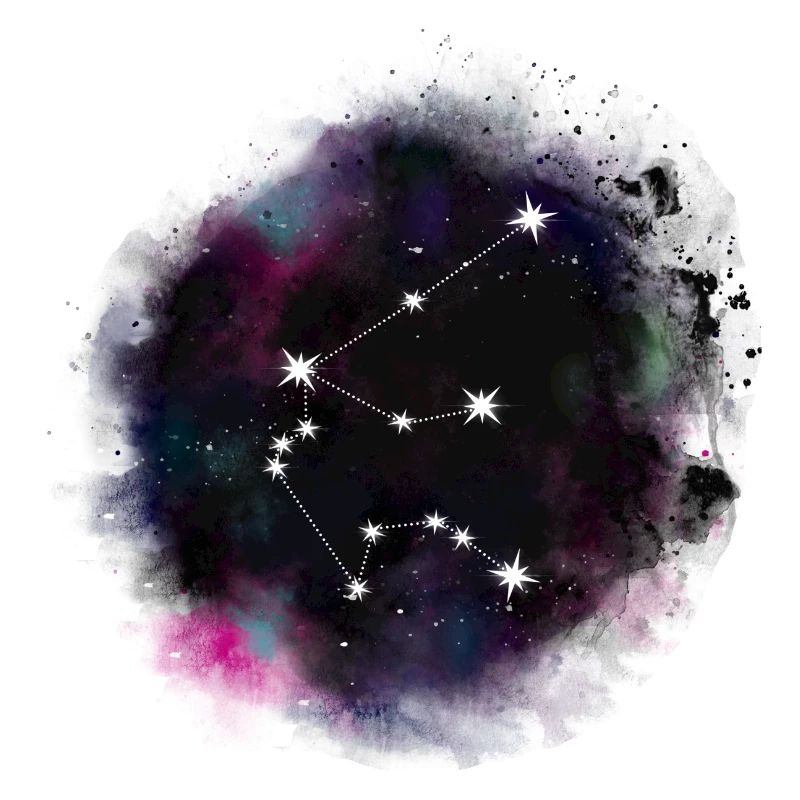 Wassermann/ Aquarius Sternzeichen im Universum