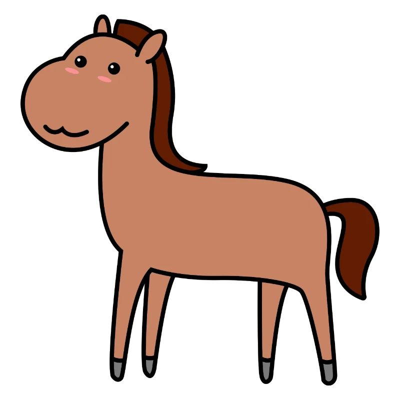 Pferd Comic Tier