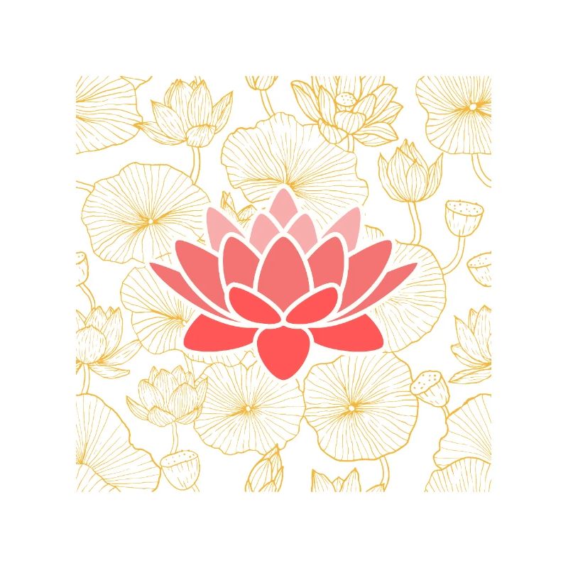 Lotus in lightness - silent power visible