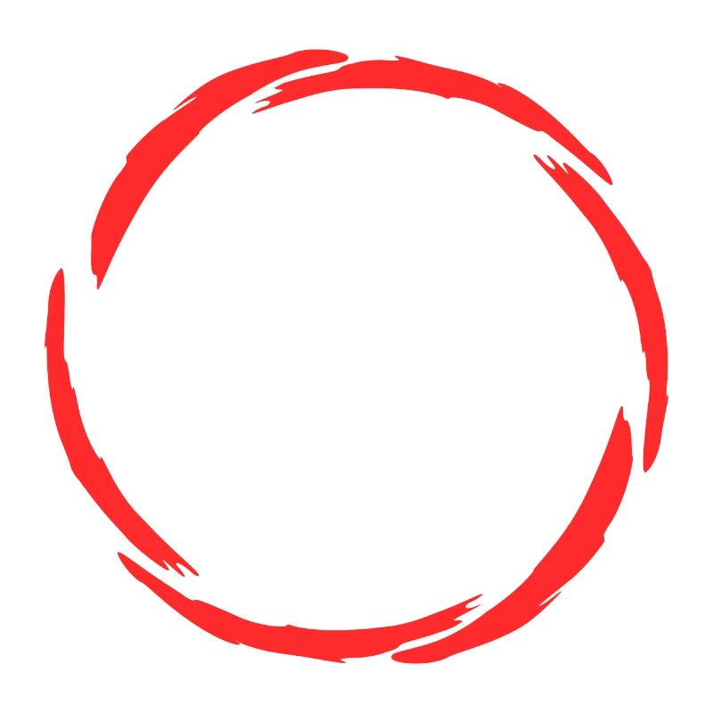 Circle symbol new variant Red