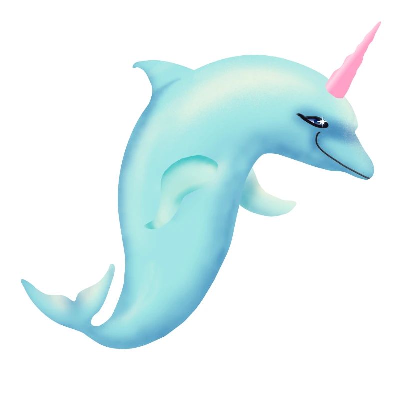 Einhorn-Delfin