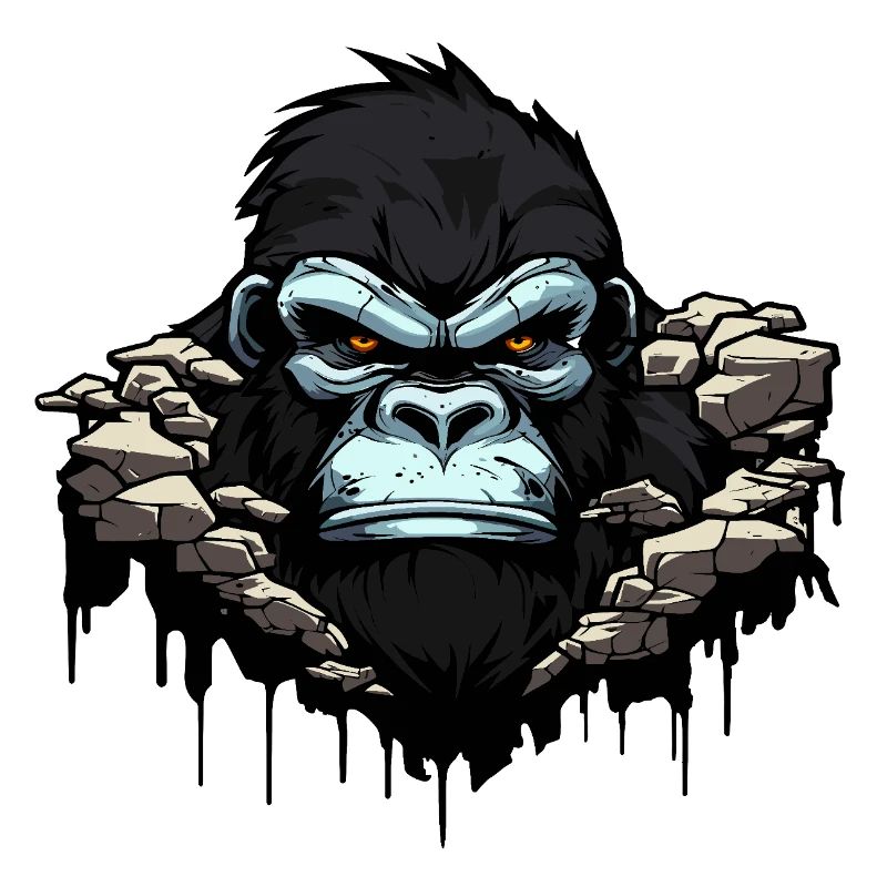 Gorilla silverback monkey