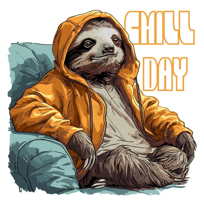Sloth chill day