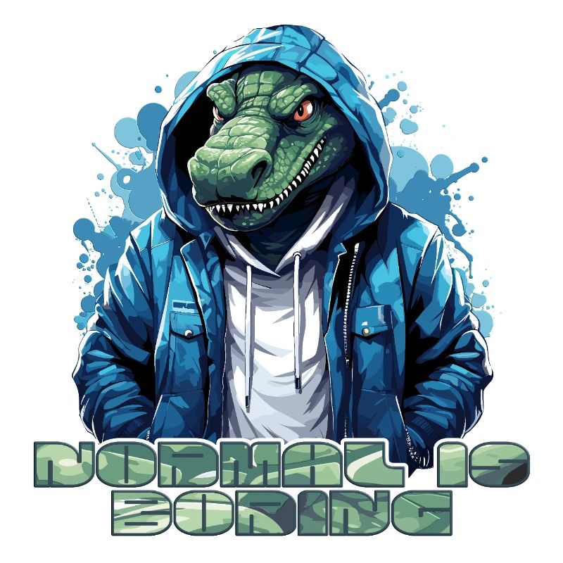 Crocodile Aligator - normal is boring