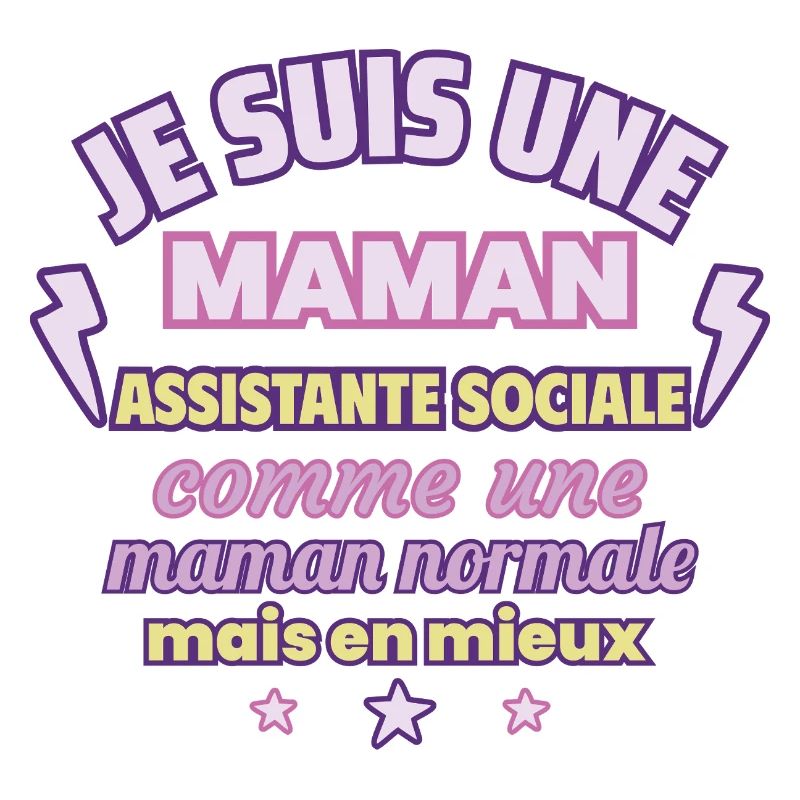 Maman assistante sociale, cadeau fête des mères