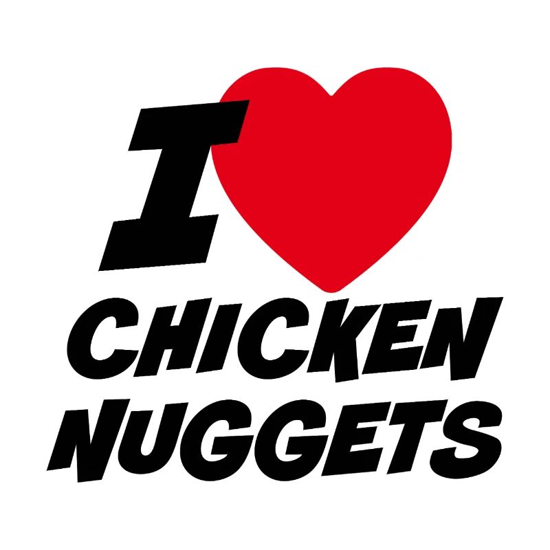 Ich liebe Chicken Nuggets