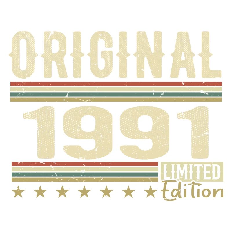 Original 1991 - Retro 1991 Geburtstagsgeschenk