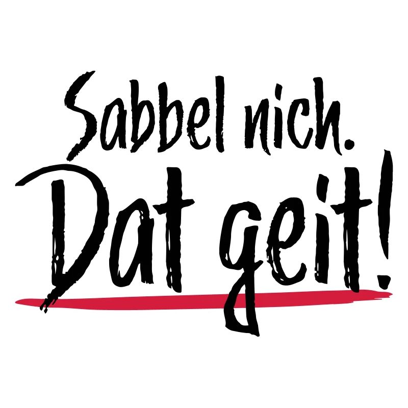 Sabbel not dat geit