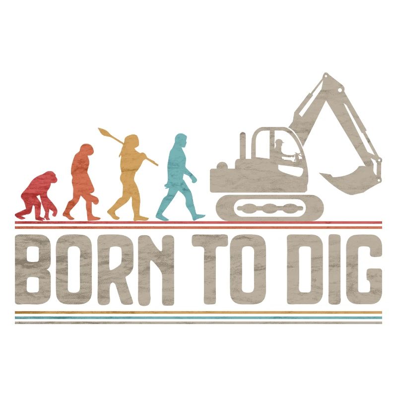 Né pour dig Evolution Excavator Excavator