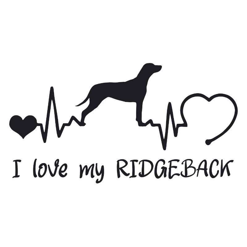 Rhodesian Ridgeback mit Herzschlag