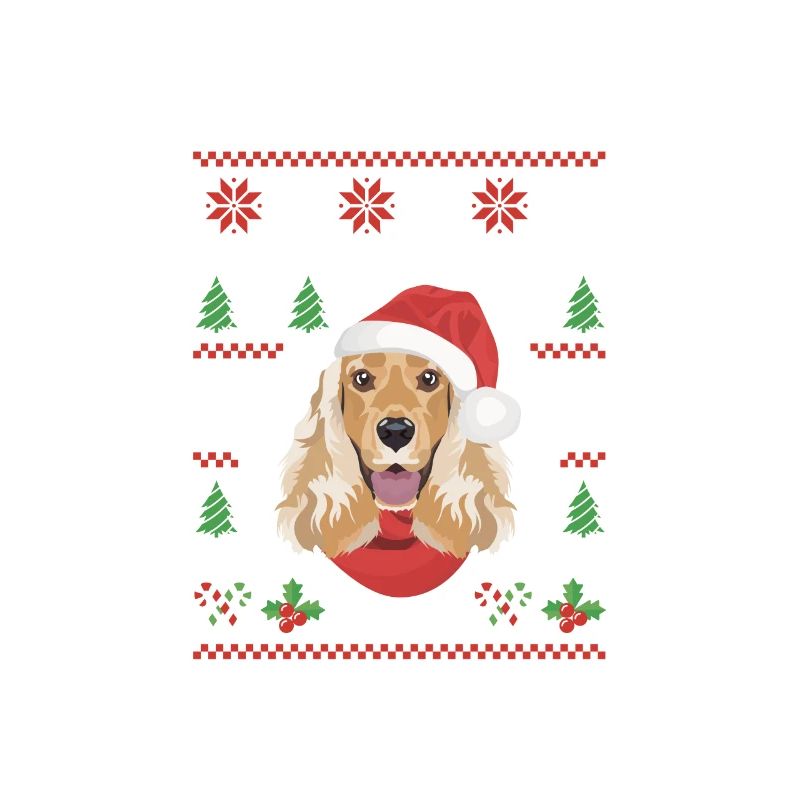 Deutsch Cocker Spaniel Christmas
