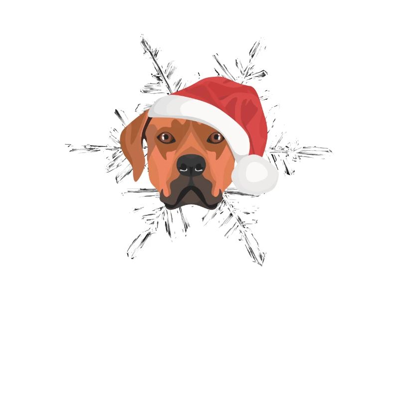 Rhodesian Ridgeback Merry Christmas