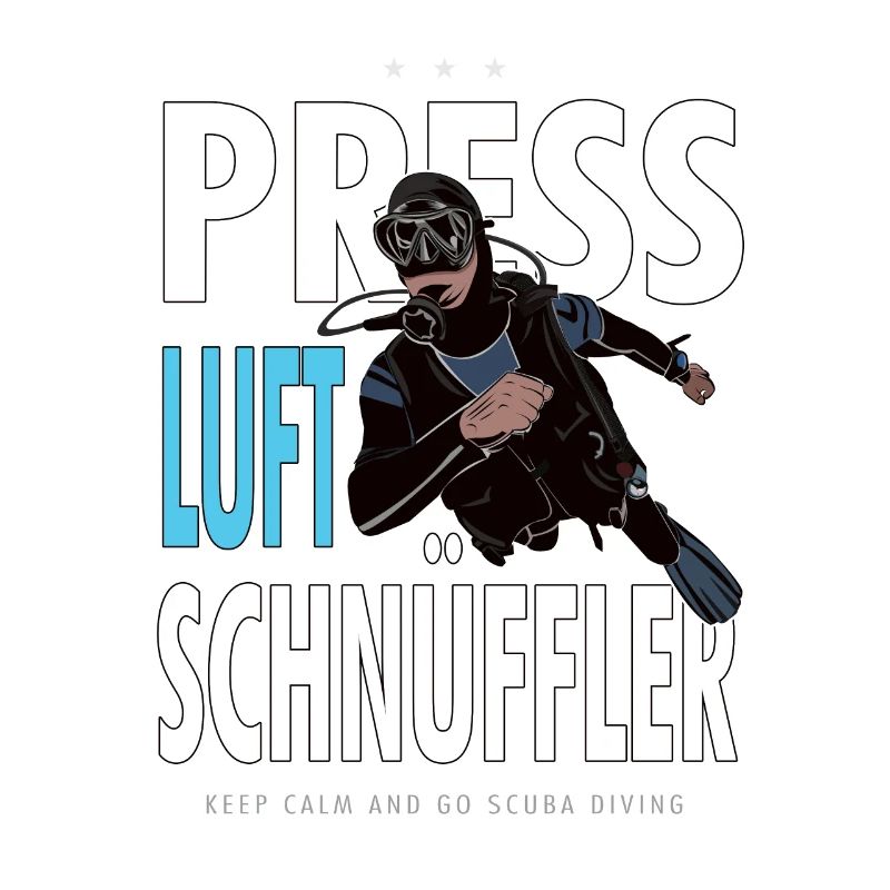 Pressluftschnüffler Geschenk Tauchen