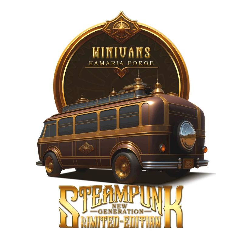 STEAMPUNK OLDTIMER OLDTIMER RETRO MINIVANS