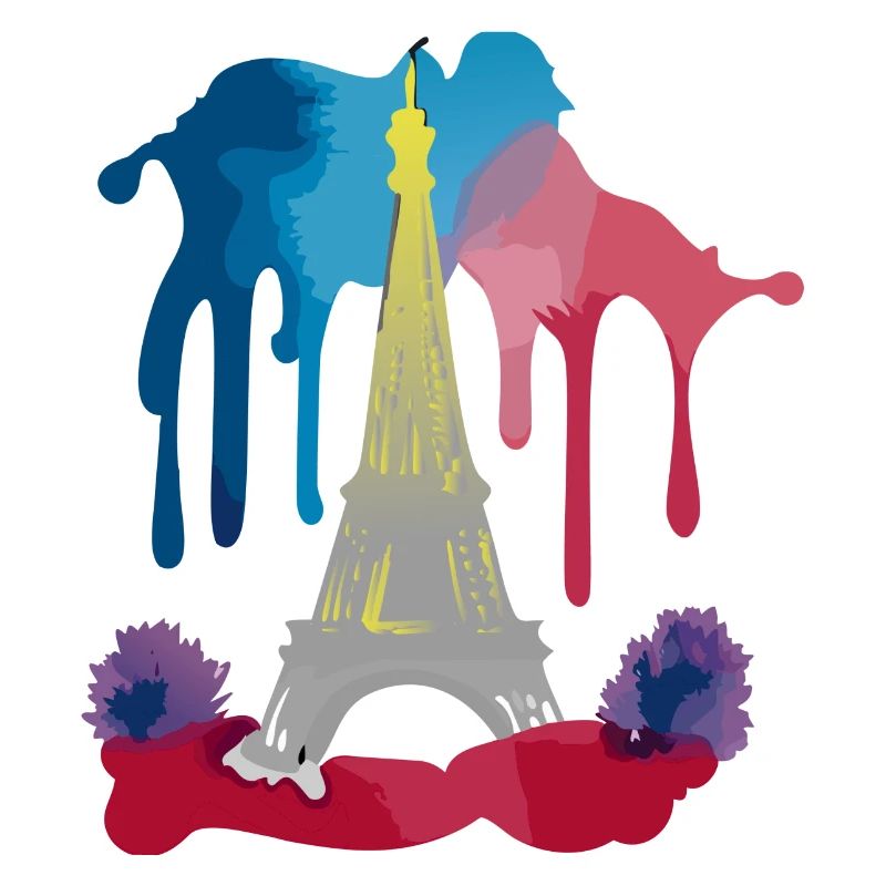 Tour Eiffel colorée