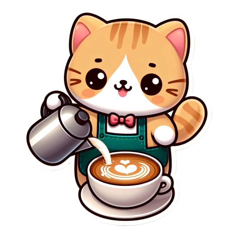 Kätzchen Barista