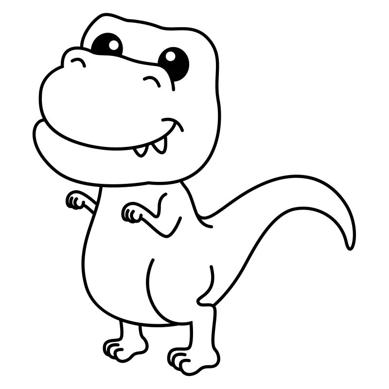 Dinosaurier T-Rex Comic