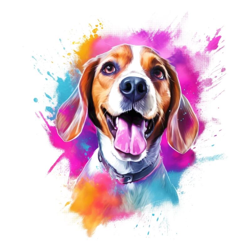 Beagle mit Sonnenbrille