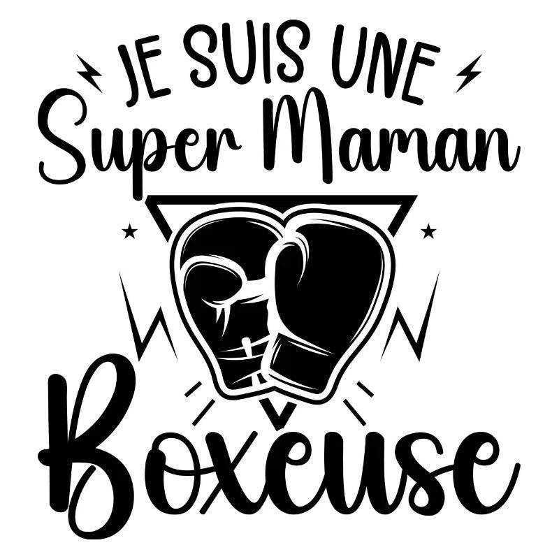 I'm a Super Boxing Mom Boxer Gift Boxer