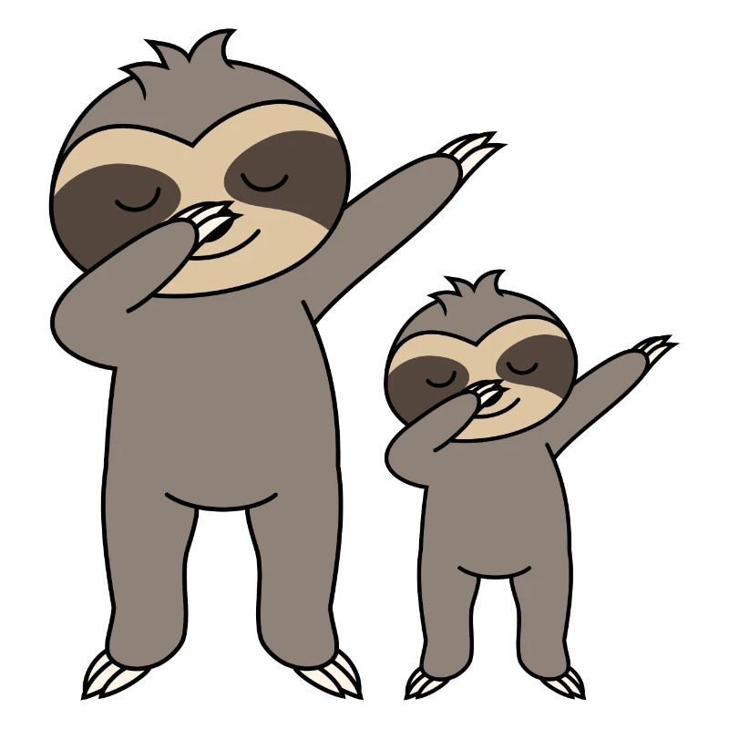 Dabbing Sloths